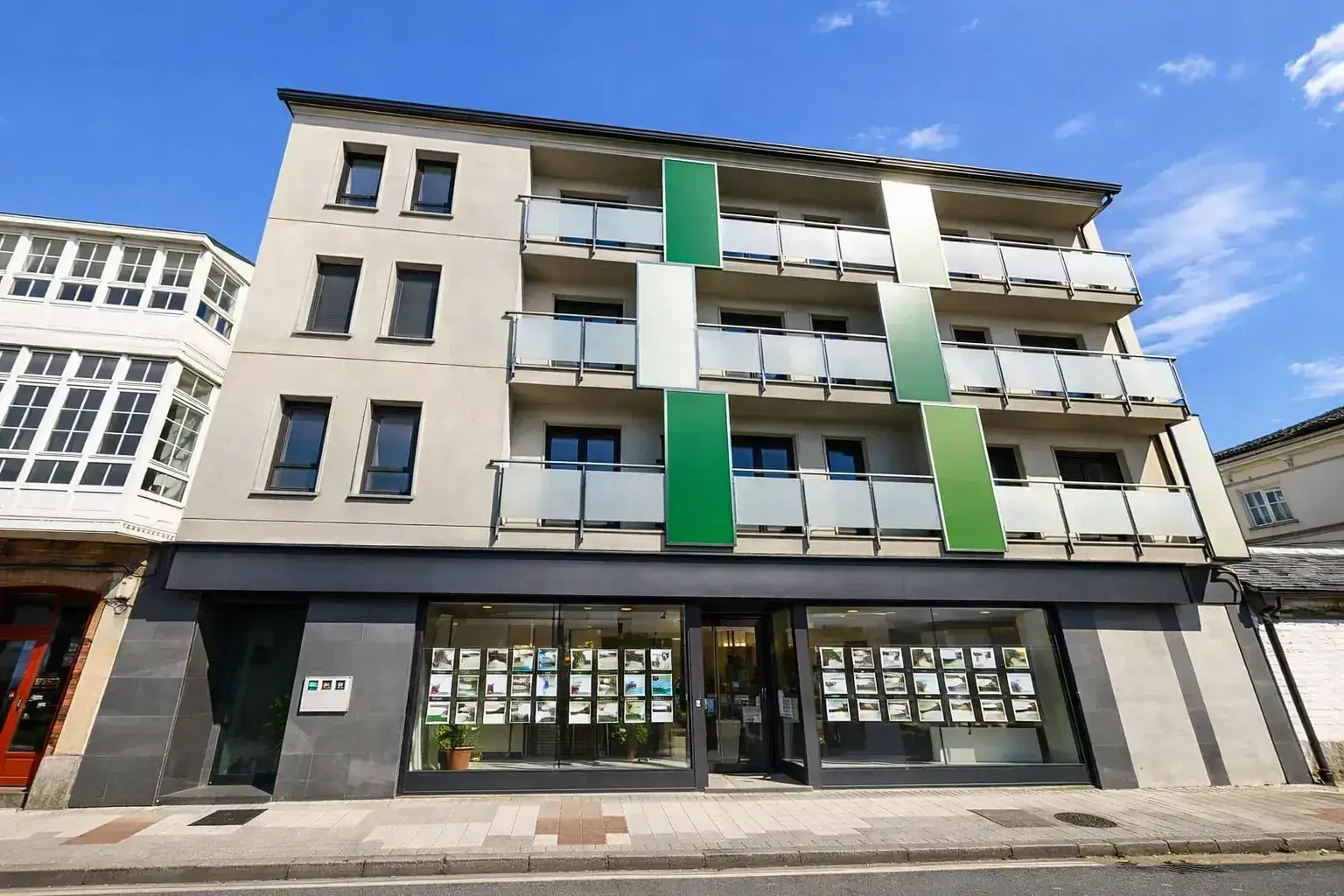 Progreso actual de obra: Fachada Edificio Esmeralda